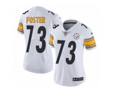 Women's Nike Pittsburgh Steelers #73 Ramon Foster Vapor Untouchable Limited White NFL Jersey