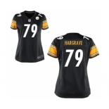 Women's Nike Pittsburgh Steelers #79 Javon Hargrave Black Team Color NFL Jersey