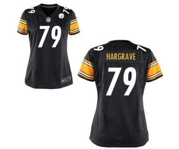 Women's Nike Pittsburgh Steelers #79 Javon Hargrave Black Team Color NFL Jersey