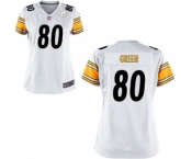 Women's Nike Pittsburgh Steelers #80 Ladarius Green White NFL Jersey