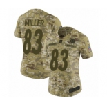 Women's Nike Pittsburgh Steelers #83 Heath Miller Limited Camo 2018 Salute to Service NFL Jersey