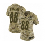 Women's Nike Pittsburgh Steelers #88 Lynn Swann Limited Camo 2018 Salute to Service NFL Jersey