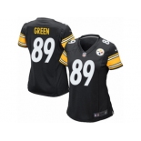 Women's Nike Pittsburgh Steelers #89 Ladarius Green Game Black Team Color NFL Jersey