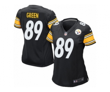 Women's Nike Pittsburgh Steelers #89 Ladarius Green Game Black Team Color NFL Jersey