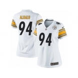 Women's Nike Pittsburgh Steelers #94 Tyson Alualu Limited White NFL Jersey