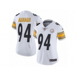 Women's Nike Pittsburgh Steelers #94 Tyson Alualu Vapor Untouchable Limited White NFL Jersey