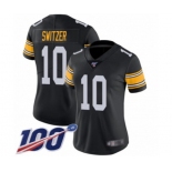 Women's Pittsburgh Steelers #10 Ryan Switzer Black Alternate Vapor Untouchable Limited Player 100th Season Football Jersey