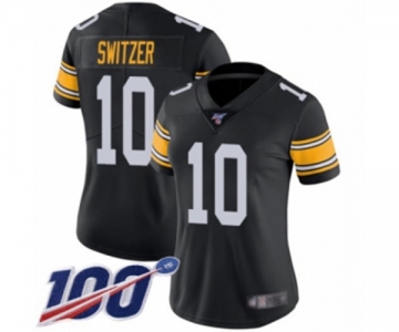 Women's Pittsburgh Steelers #10 Ryan Switzer Black Alternate Vapor Untouchable Limited Player 100th Season Football Jersey