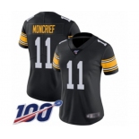 Women's Pittsburgh Steelers #11 Donte Moncrief Black Alternate Vapor Untouchable Limited Player 100th Season Football Jersey