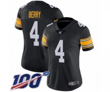 Women's Pittsburgh Steelers #4 Jordan Berry Black Alternate Vapor Untouchable Limited Player 100th Season Football Jersey