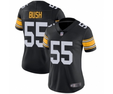 Women's Pittsburgh Steelers #55 Devin Bush Black Alternate Vapor Untouchable Limited Player Football Jersey