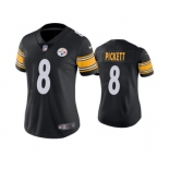 Women's Pittsburgh Steelers #8 Kenny Pickett Black Vapor Untouchable Limited Stitched Jersey(Run Small)