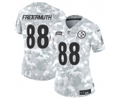 Women's Pittsburgh Steelers #88 Pat Freiermuth 2024 F.U.S.E Arctic Camo Salute To Service Limited Stitched Football Jersey