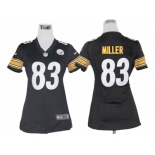 nike women nfl jerseys Pittsburgh Steelers #83 Heath Miller Black [nike]