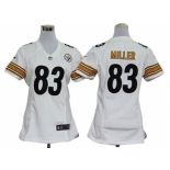 nike women nfl jerseys Pittsburgh Steelers #83 Heath Miller white [nike]