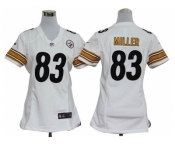 nike women nfl jerseys Pittsburgh Steelers #83 Heath Miller white [nike]