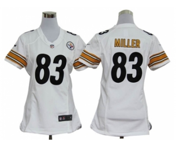 nike women nfl jerseys Pittsburgh Steelers #83 Heath Miller white [nike]