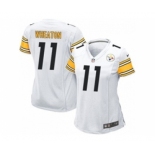 nike women nfl jerseys pittsburgh steelers #11 wheaton white[nike]