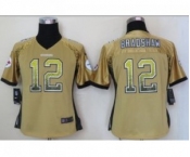 nike women nfl jerseys pittsburgh steelers #12 terry bradshaw gold[Elite drift fashion]