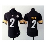 nike women nfl jerseys pittsburgh steelers #2 vick black[nike]