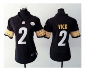 nike women nfl jerseys pittsburgh steelers #2 vick black[nike]