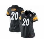 nike women nfl jerseys pittsburgh steelers #20 will allen black[nike][allen]