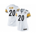 nike women nfl jerseys pittsburgh steelers #20 will allen white[nike][allen]