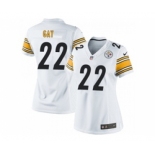 nike women nfl jerseys pittsburgh steelers #22 william gay white[nike]