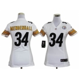 nike women nfl jerseys pittsburgh steelers #34 mendenhall white[nike]