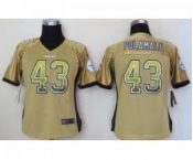 nike women nfl jerseys pittsburgh steelers #43 troy polamalu gold[Elite drift fashion]