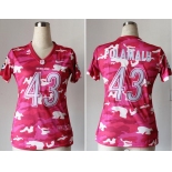 nike women nfl jerseys pittsburgh steelers #43 troy polamalu pink[fashion camo]