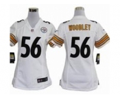 nike women nfl jerseys pittsburgh steelers #56 woodley white[nike]