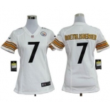 nike women nfl jerseys pittsburgh steelers #7 roethlisberger white[nike]