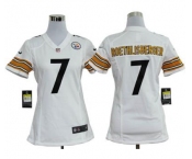 nike women nfl jerseys pittsburgh steelers #7 roethlisberger white[nike]