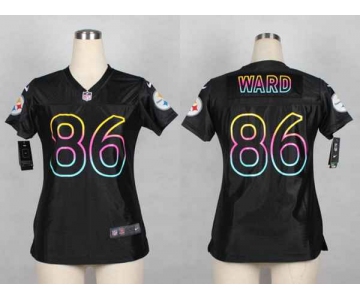 nike women nfl jerseys pittsburgh steelers #86 ward black[nike fashion]