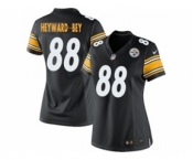 nike women nfl jerseys pittsburgh steelers #88 darrius heyward-bey black[nike][heyward-bey]