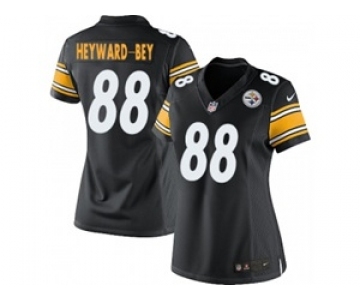 nike women nfl jerseys pittsburgh steelers #88 darrius heyward-bey black[nike][heyward-bey]