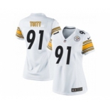 nike women nfl jerseys pittsburgh steelers #91 stephon tuitt white[nike]