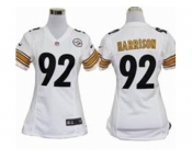 nike women nfl jerseys pittsburgh steelers #92 harrison white[nike]