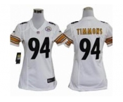 nike women nfl jerseys pittsburgh steelers #94 timmons white[nike]