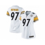 nike women nfl jerseys pittsburgh steelers #97 heyward white[nike]