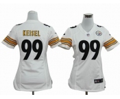 nike women nfl jerseys pittsburgh steelers #99 keisel white[nike]