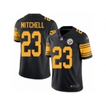 Youth Nike Pittsburgh Steelers #23 Mike Mitchell Limited Black Rush NFL Jersey