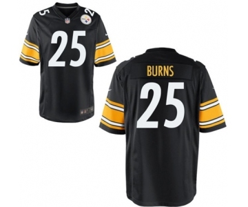 Youth Nike Pittsburgh Steelers #25 Artie Burns Black Team Color NFL Jersey