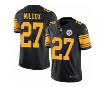 Youth Nike Pittsburgh Steelers #27 J.J. Wilcox Limited Black Rush Vapor Untouchable NFL Jersey