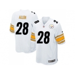 Youth Nike Pittsburgh Steelers #28 Cortez Allen white jerseys