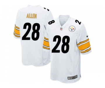 Youth Nike Pittsburgh Steelers #28 Cortez Allen white jerseys