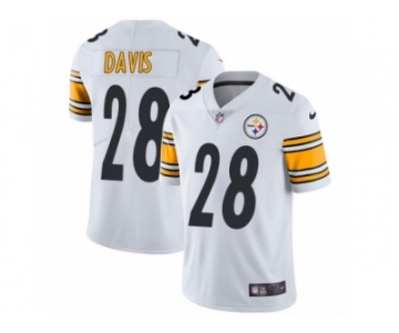 Youth Nike Pittsburgh Steelers #28 Sean Davis Vapor Untouchable Limited White NFL Jersey