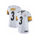 Youth Nike Pittsburgh Steelers #3 Landry Jones Vapor Untouchable Limited White NFL Jersey