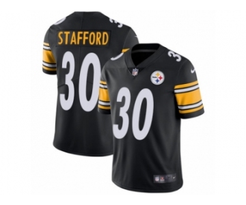 Youth Nike Pittsburgh Steelers #30 Daimion Stafford Black Team Color Vapor Untouchable Limited Player NFL Jersey